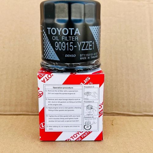 Filtre à huile d'origine Toyota 90915-YZZE1 compatible avec Corolla, Yaris, Camry et RAV4