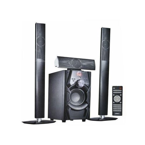 Home Cinéma 5.1 Canaux avec Caisson de Basses, Télécommande – Noir