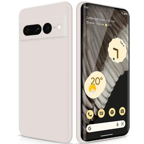 Coque Silicone Compatible Pour Google Pixel 7 Pro - BLANC