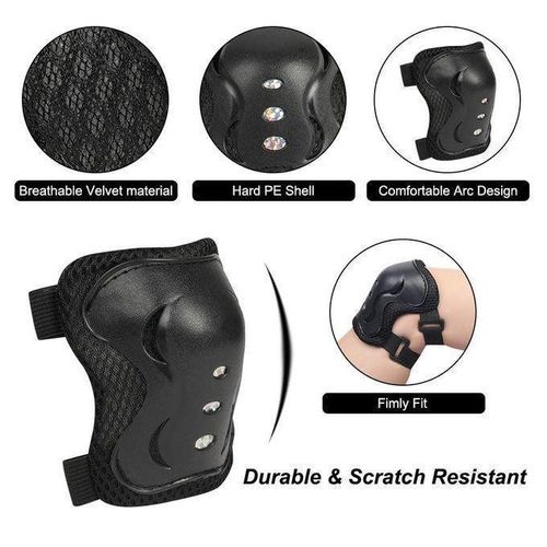 Ensemble En 3 Protection Coudes Genoux Poignets Pour SKate Patin Rollet Trottinette Vélo Et Moto