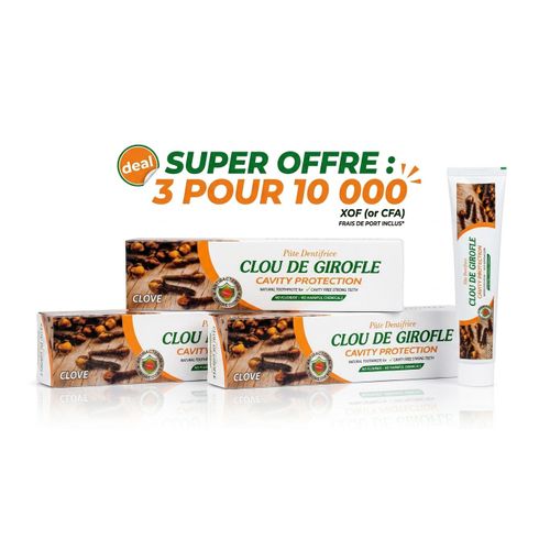 Pâte Dentifrice Naturelle au Clou de Girofle Quality– Soin Protection Cavités