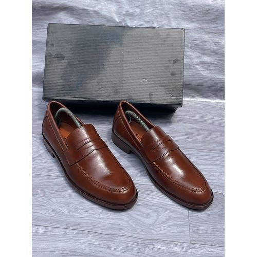 Mocassins bien classe pour homme marron 100% cuir