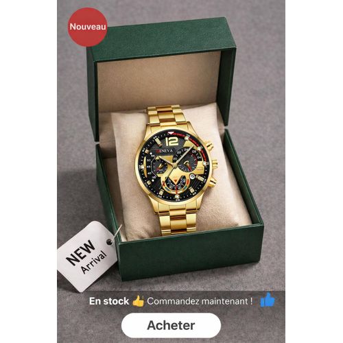 Montre Homme – Élégant stylé & Performant