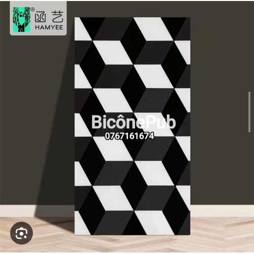 Paquet de 24 pèces - Revêtement de Mur en PVC imitation Marbre - Carrelage mur en PVC Adhésif - Papier peint 3D en Mousse PVC 60cmx30cm - 24 rouleaux