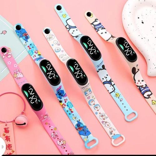 Lot de 10 Montres Led Pour Enfant en silicone sélections aléatoire