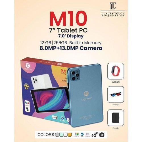 Tablette Professionnelle 12Go de RAM et 512Go de ROM Android 13.0 avec SIM Batterie 5000mAh