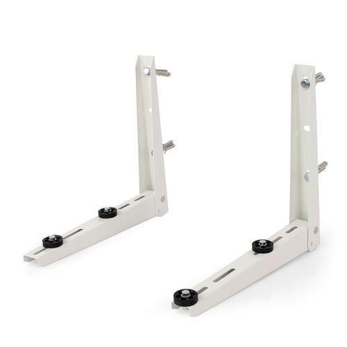 Support Mural Fixe Equerre Pour Split Clim lot de 8 - 1 à 3 CV - Blanc