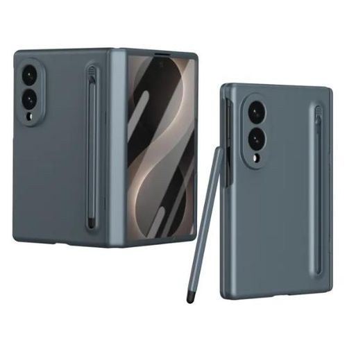 Etui a rabat compatible Samsung Galaxy Z Fold 8 avec Stylet S intégrée - BLEU