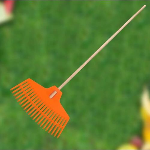Lot de 2 Râteaux de jardinage en plastique solide