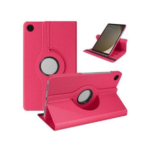 Étui Clapet Compatible Samsung Galaxy Tab A11 Clapet Support Rotatif portrait / paysage Avec Antichoc - ROSE