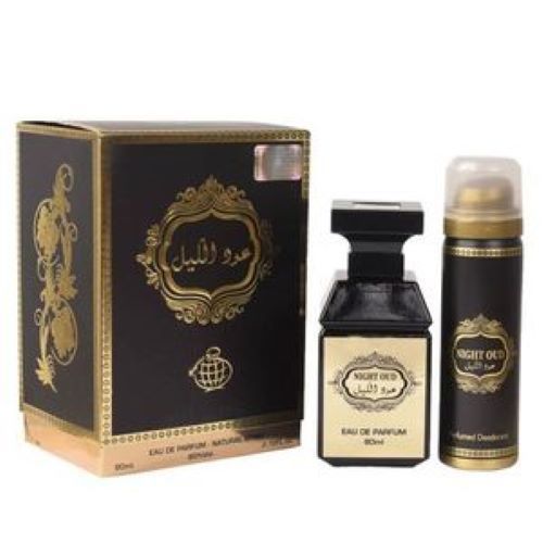 Night Oud Original Natural Spray Long Lasting Parfum With Deo/