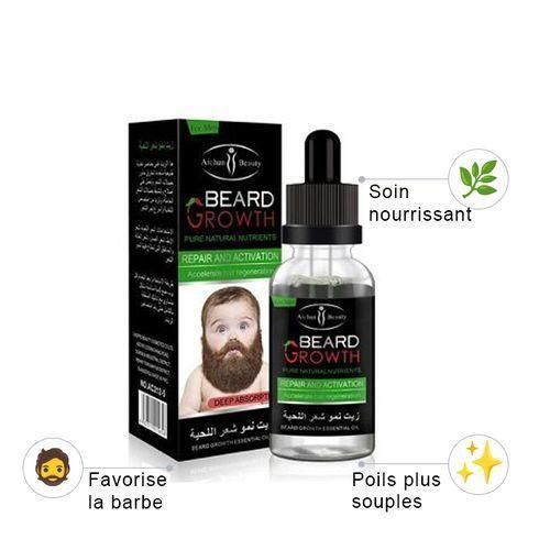 Huile pour entretien de barbe