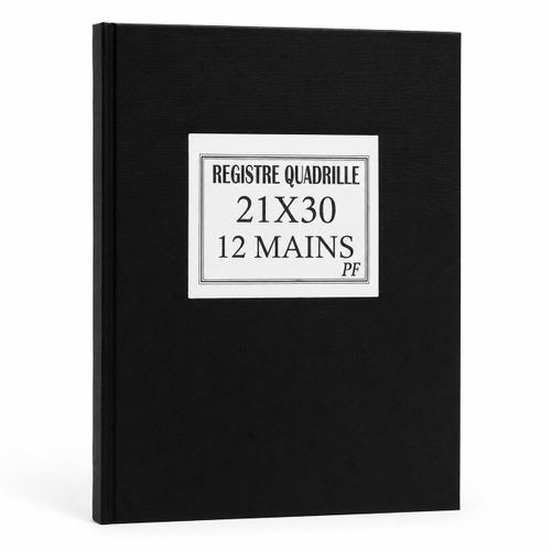 Registre 12 mains 21x30