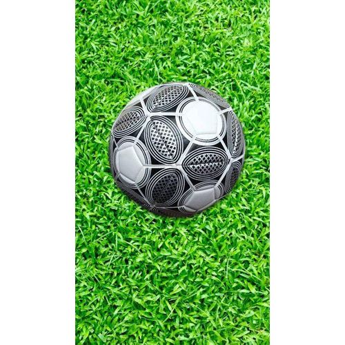 Ballon de Foot Pour Enfant, Jeune et Adulte Blanc - Noir - Taille 6