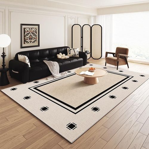 Tapis lavable léger pour chambre à coucher, salon, centre de la pièce