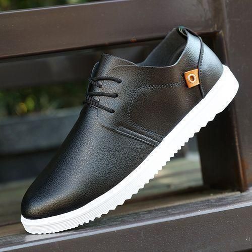 Chaussures Compensees De Mode Pour Homme - Noir - Eu 44