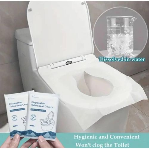 Pack de 30 Protections Jetables pour Siège de Toilette – Hygiène & Confort Voyage – Format de Poche