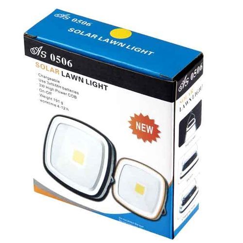 Lampe De Camping - Mini Projecteur Rechargeable électrique Ou Solaire - Solar Lawn Ligth