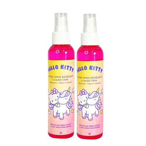 Lot de 2 Lotions Demelante A L'Aloe Vera Hello Kitty 160 Ml