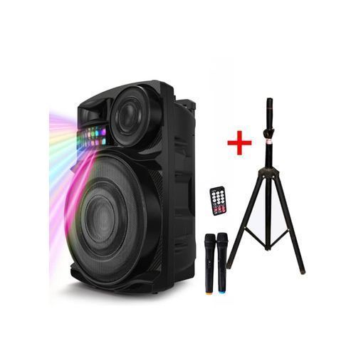 Jiepak Enceinte Bluetooth Original D-15 2 Micros +Trepied