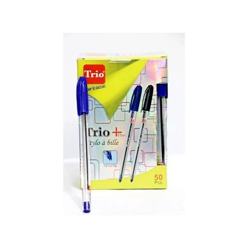 Stylo à Bille TRIO Plus – Paquet De 50 - Bleu