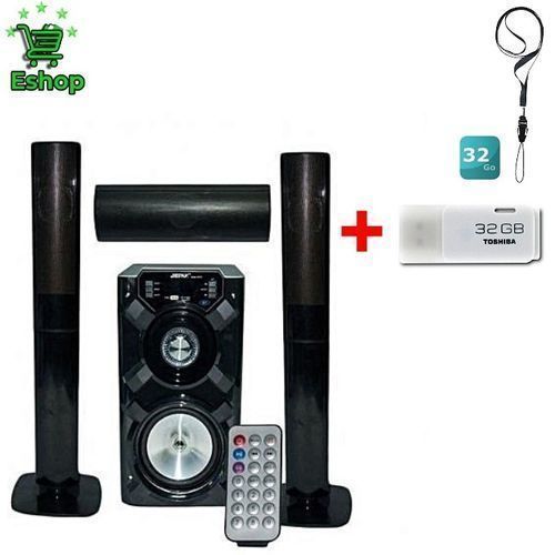 Hoofer Jiepack C2 + Clee USB 32 Go Offert - Noir.