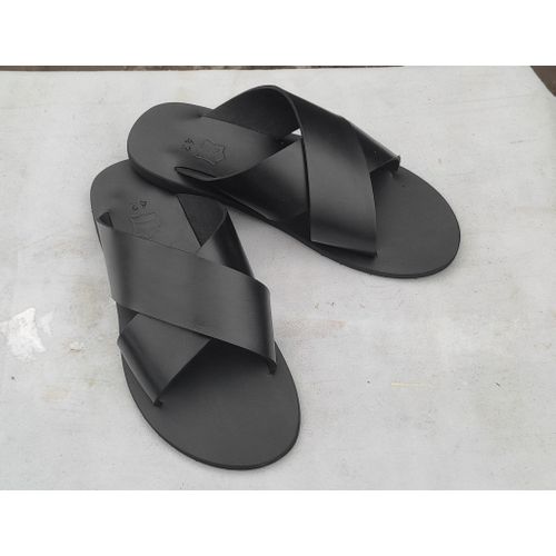 Sandale En Cuir Homme HeX - Noir