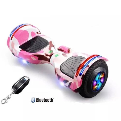 Vente en gros de trottinettes électriques à équilibrage 6,5 pouces pour enfants et adultes, hoverboard à équilibrage avec bluetooth et telecommande