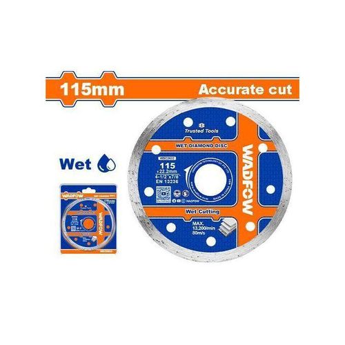 WADFOW WDC2K02 - Disque Diamant Humide - 115 (4-1/2)X22,2 Mm NB