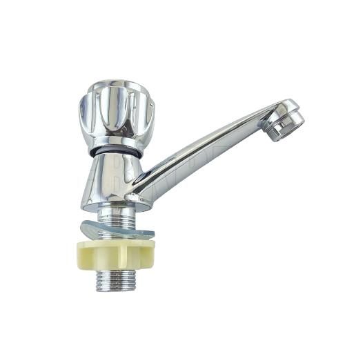 Robinet de Lavabo Chromé Haute Qualité - Mitigeur Mono-commande pour Salle de Bain et Cuisine - Finition Chrome Poli Anticorrosion - Kit de Fixation Inclus - Design Classique et Robuste