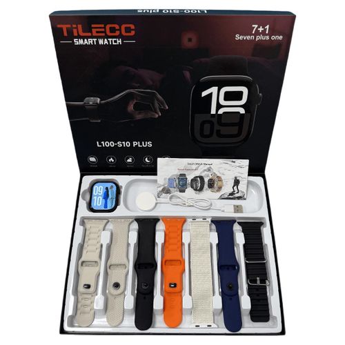 TiLECC Ultra 7-en-1 Bracelets Montre Intelligente 49mm Série 9 Ultra Montre Intelligente 49mm