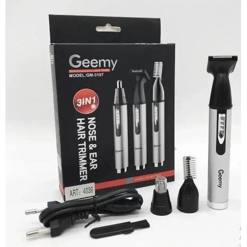 Tondeuse Geemy Pour Nez Et Oreilles Gm-3107