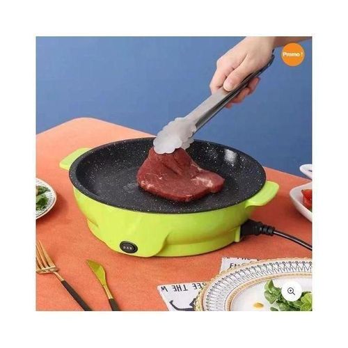 Super Pole Frire lectrique Multifonction Non Collante Gril De Cuisine Portable Antiadhsive - 22 Cm