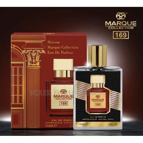 Eau De Parfum Marque 169 Intense Teneur Bonne Unisexe Rouge
