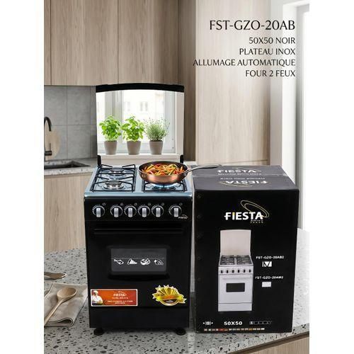 Cuisinière à gaz 4 Feux Avec Four inox