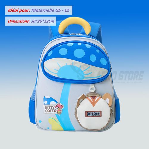 Sac à dos pour enfant de la maternelle GS au CE