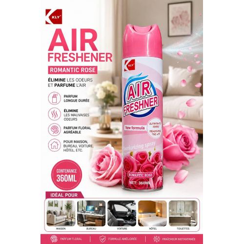 Désodorisant- Parfum Romantique rouge qui- 360ml
