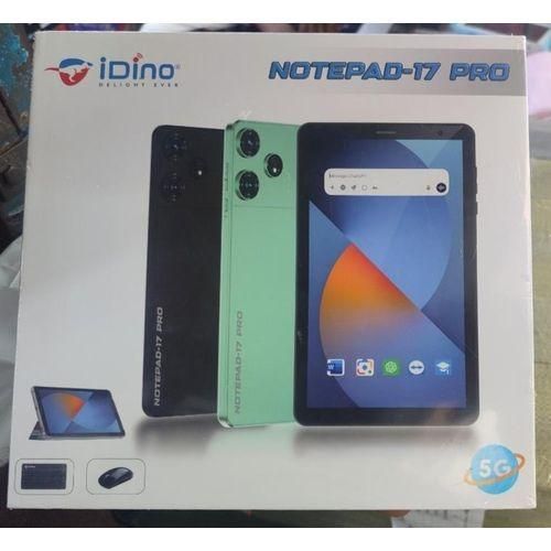 NOTEPAD-17 Pro - Tablette Professionnelle 5G (8GB / 256GB) - 8 Pouces - 5000 mAh avec Puce, Clavier et Souris- bleu