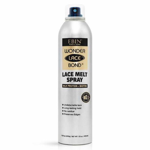 Ebin Lace Bond Lace Melt Spray – Fixation Lace Wig – Tenue Longue Durée & Finition Invisible