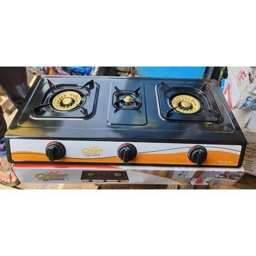 Réchaud à Gaz 3 Feux - Allumage Automatique INOX - PERFORMANT ET DURABLE