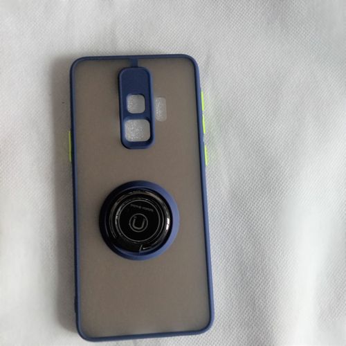 Coque Avec Bague-Samsung S9-BLEU