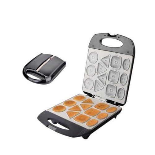 Machine à Cookies, Mini Machine à Biscuits, Faire 4 Crêpes de formes différentes, 1400 W