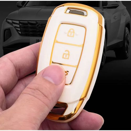 Housse De Clé De Voiture En TPU, Pour Hyundai Encino Azera Accent TM Palissade Santa Fe