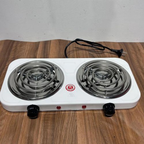 Plaque de cuisson électrique 2000w-rechauffe et cuisine rapidement-compatible sur ustensiles en inox, porcelaine, casserole et verrz