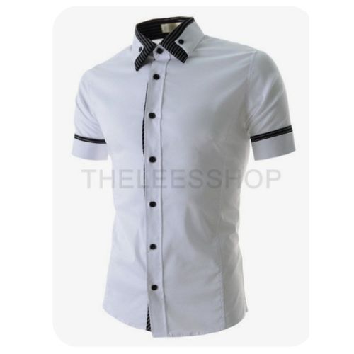 Double Col Renversé Manche Courte