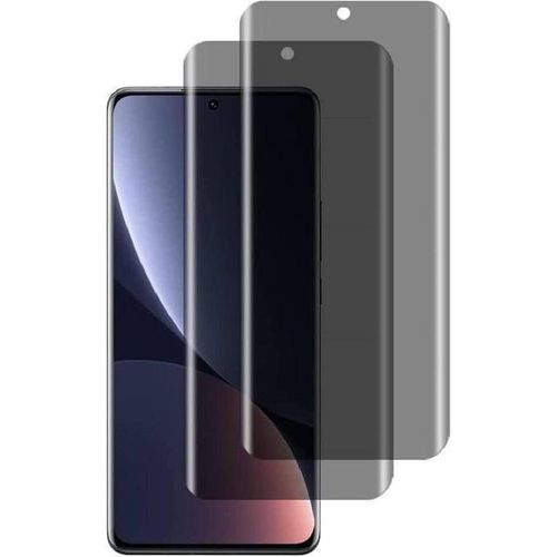 Lot de 2 Film De Protection Antichoc Anti-espion Fumé Redmi Note 13 Pro Plus