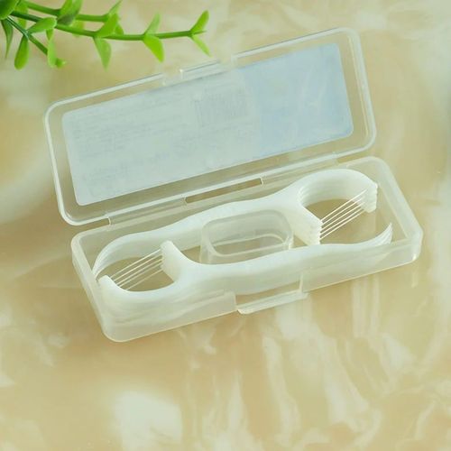 10 boîtes de fil dentaire de poche à ligne circulaire qualité premium 10 pics par boîte