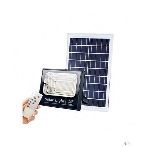 Led Projecteur 50W+panneau Solaire -16W