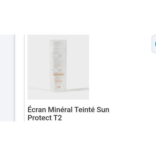 Ecran mineral teinte sun protect T2