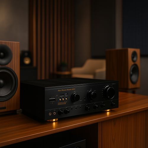 Amplificateur Home Cinéma 2×50 W RMS – USB/SD/Bluetooth, Entrées RCA et Jack